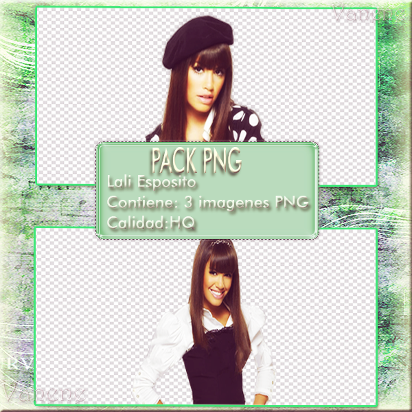 Pack PNG Lali Esposito