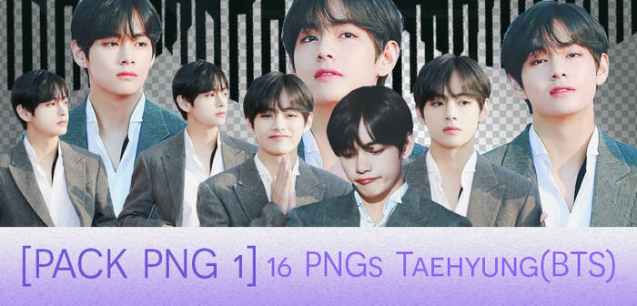 [PACK PNG 1] 16 PNGs Taehyung