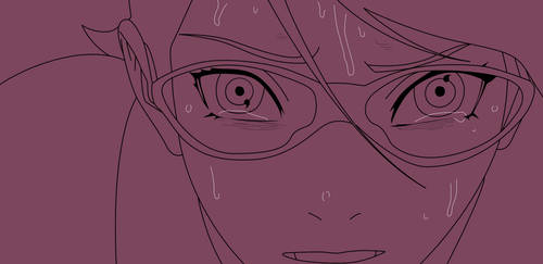 Naruto 700+4 Sarada Free .psd Lineart