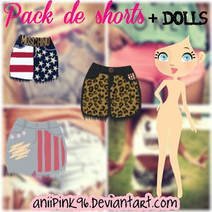 Shorts a la moda para tus dolls