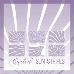 Curled Sun Stripes Brushes