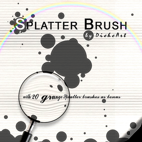 Grunge Splatter Brushes