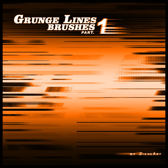 Grunge Lines Brushes Part.1 by DieheArt on DeviantArt