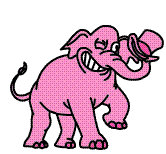 the pink elephant