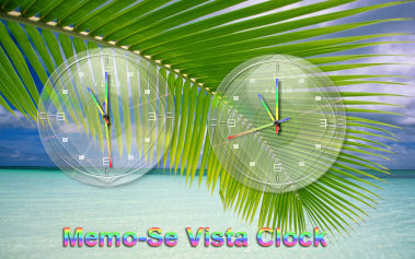 Memo-Se Vista Clock