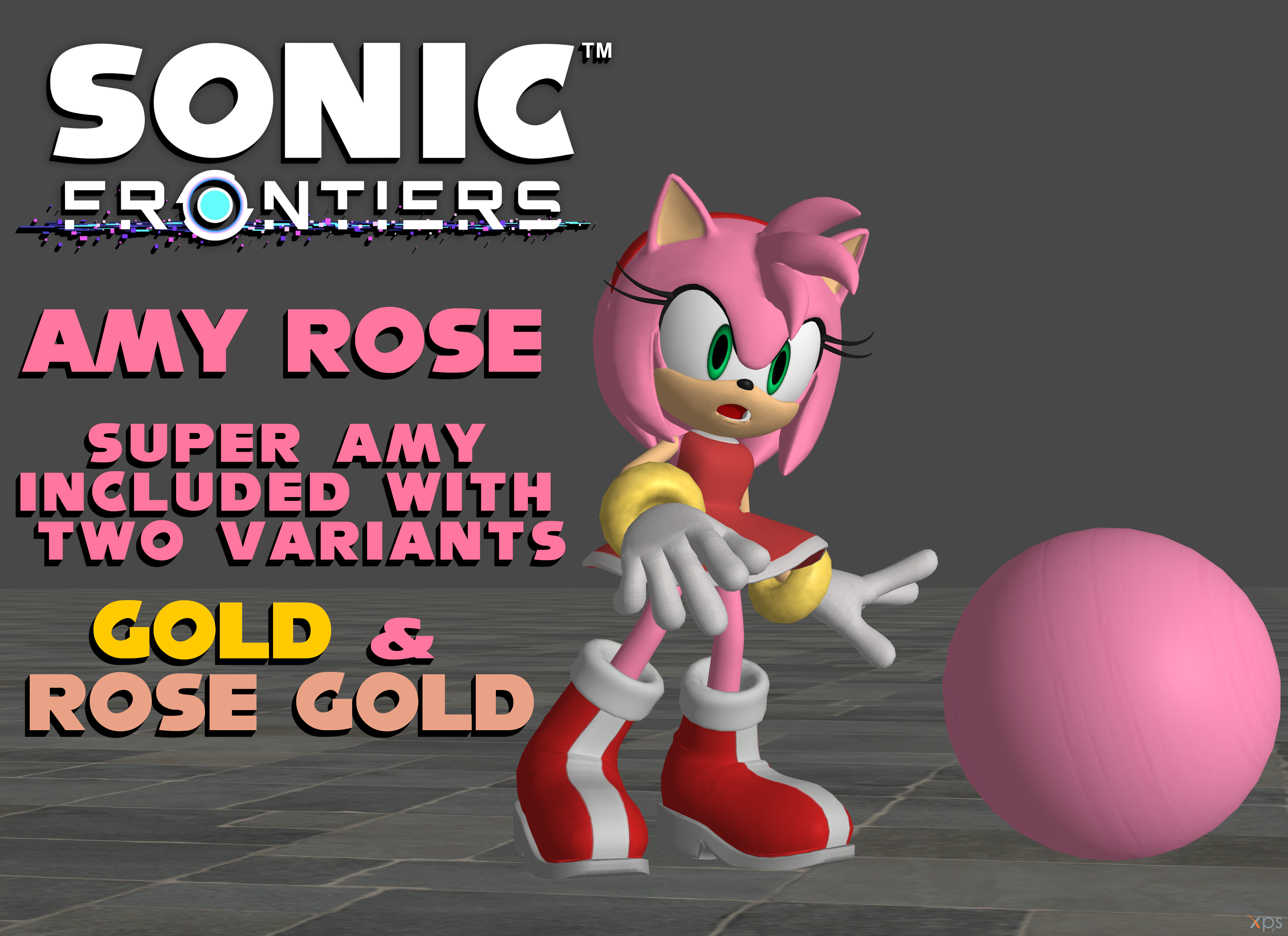 Amy Rose, Sonic the Hedgehog 3D Renders Wiki