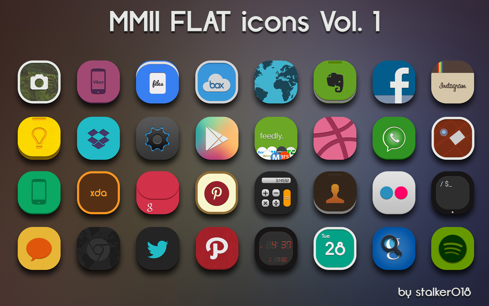 MMII FLAT icons Vol.1