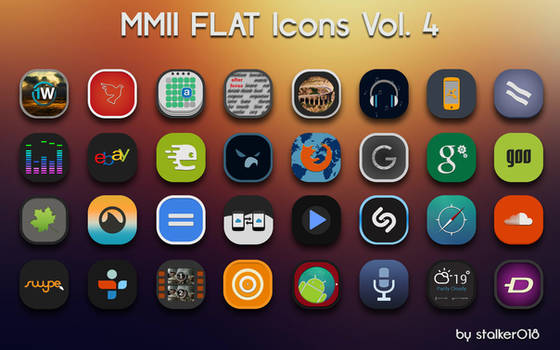 MMII FLAT Icons Vol.4