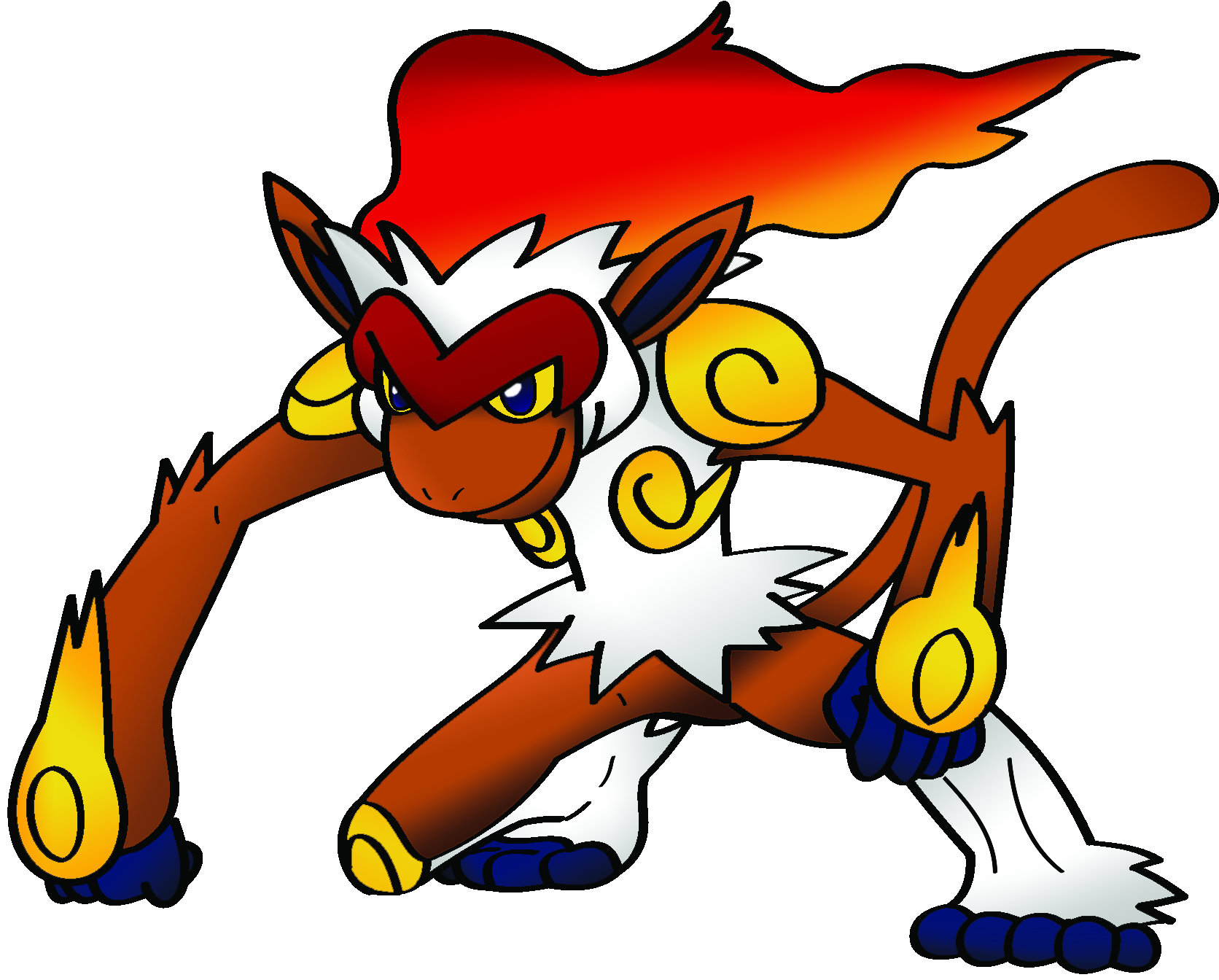 Infernape The Flame Pokemon! by RealScyler on DeviantArt