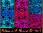 Fabrics with Flowers - Set No.4 by allison731