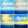 Water-Sky Backgrounds