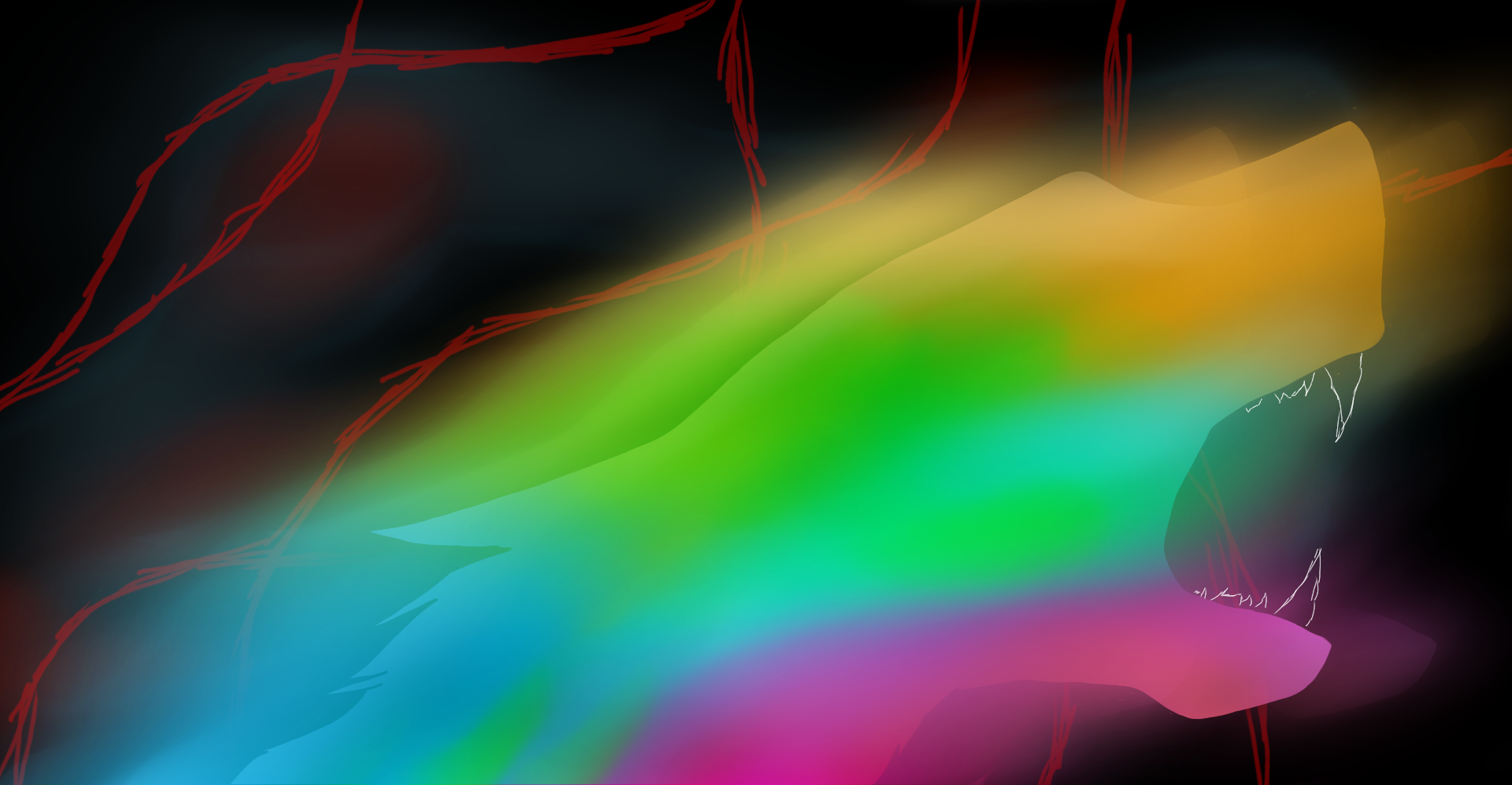 Rainbow Wolf by darkbunny2000 on DeviantArt