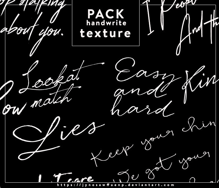 [SHARE] PACK TEXTURE Handwritten by Jynosawffuenp on DeviantArt