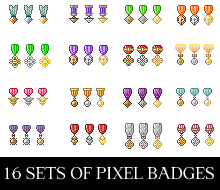 Pixel Badges