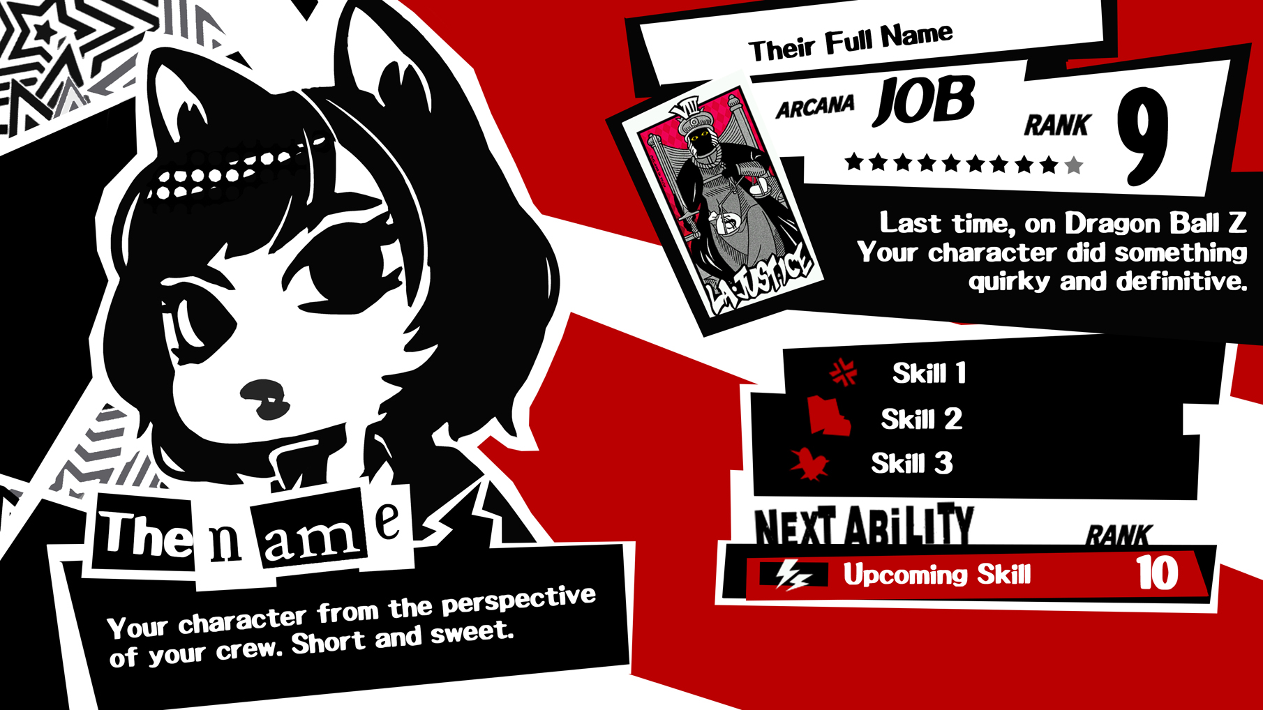 My Persona 5 characters template! : r/Persona5