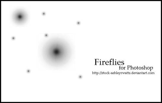 Fireflies for Photoshop