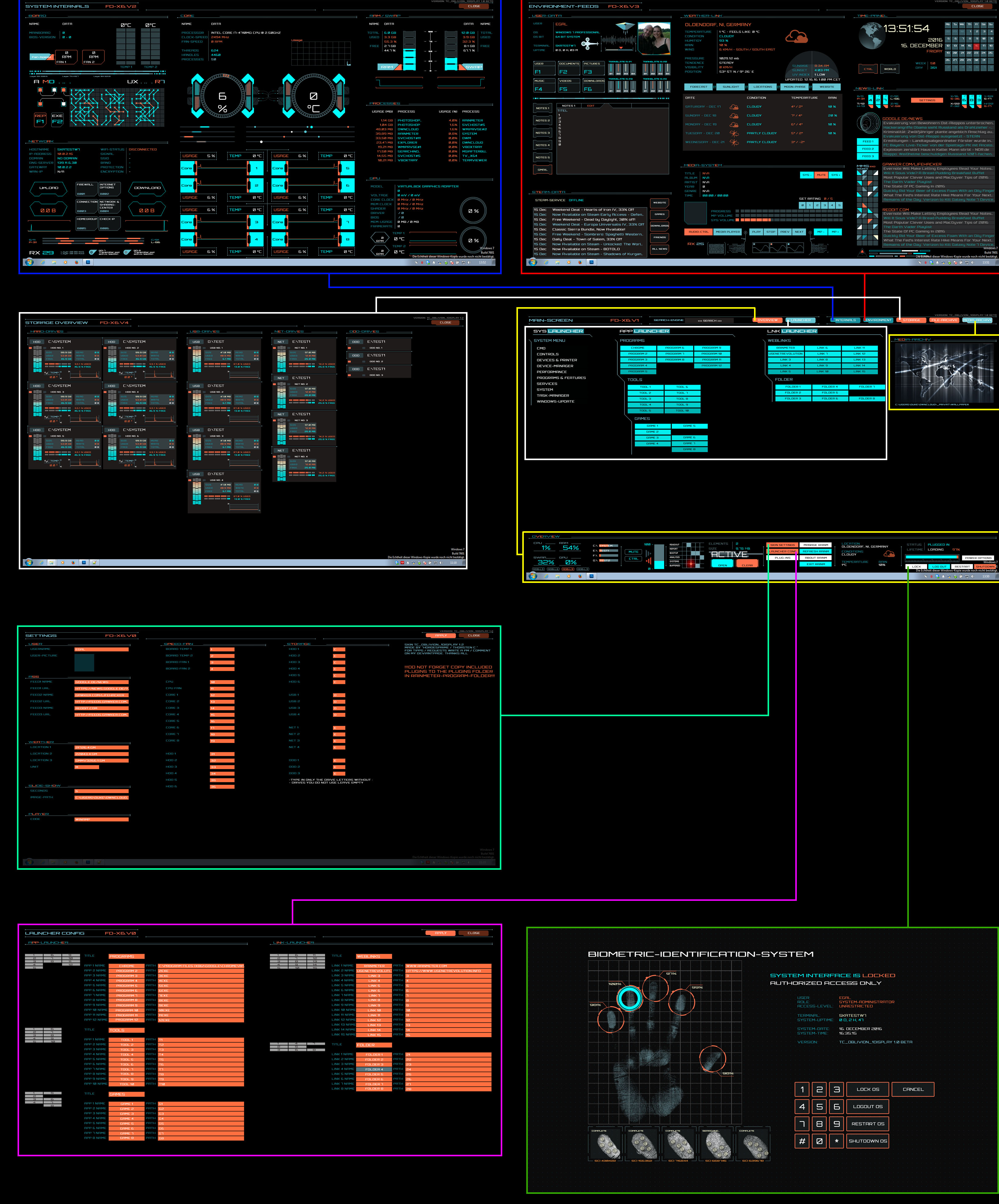 TC Oblivion (1.4) (Rainmeter 4.x) by HordesPrime