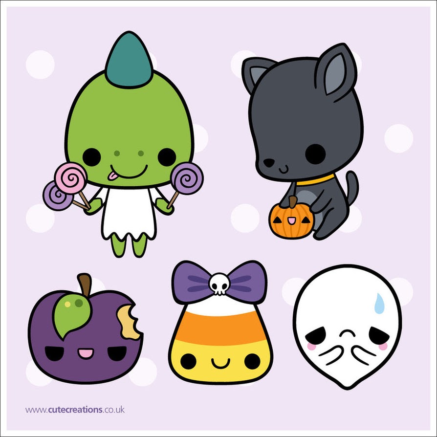 Pack De Monitos Kawaii Halloween by MartiinaSmiler on DeviantArt