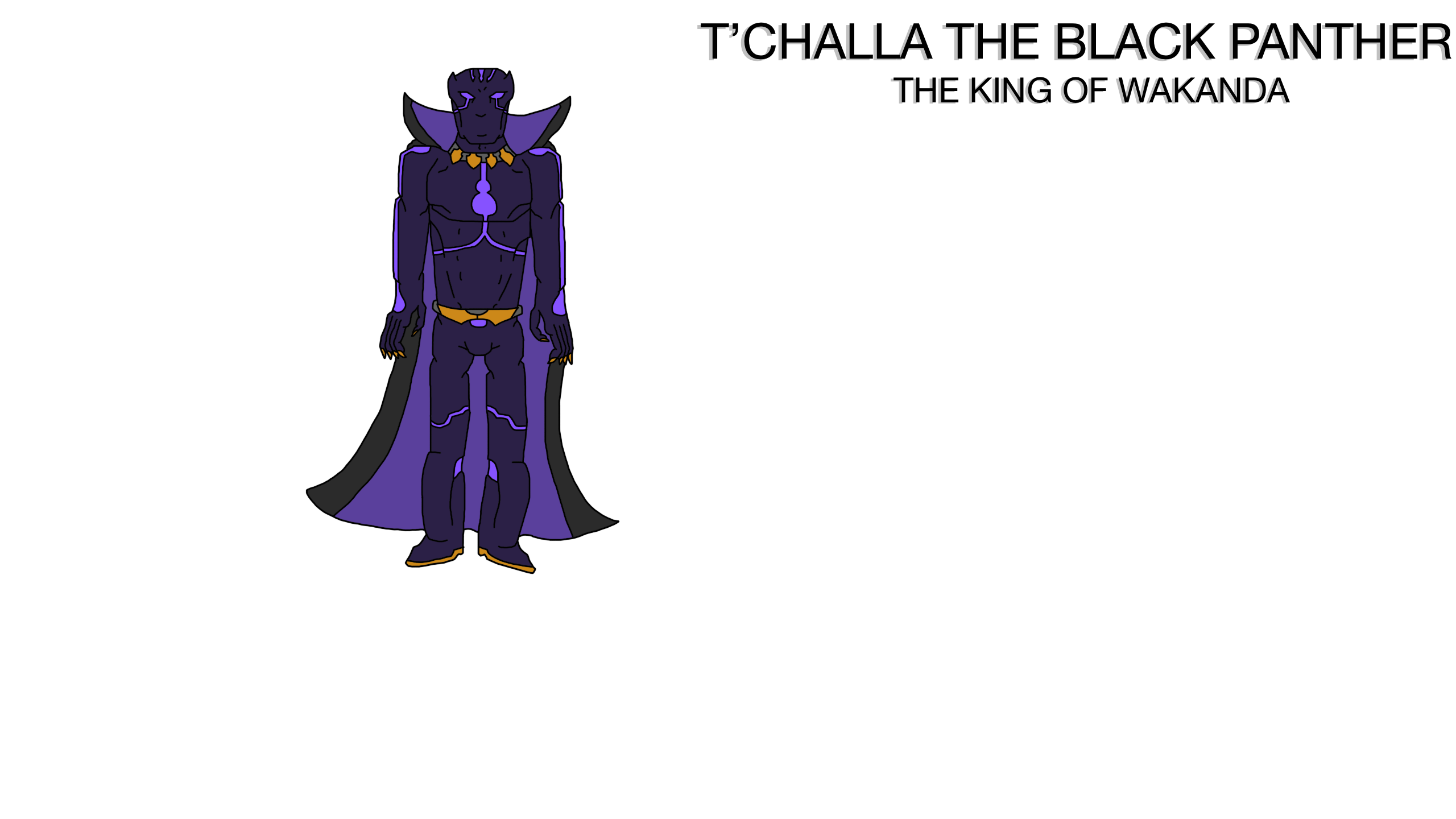 T'Challa the Black Panther by Juderex on DeviantArt