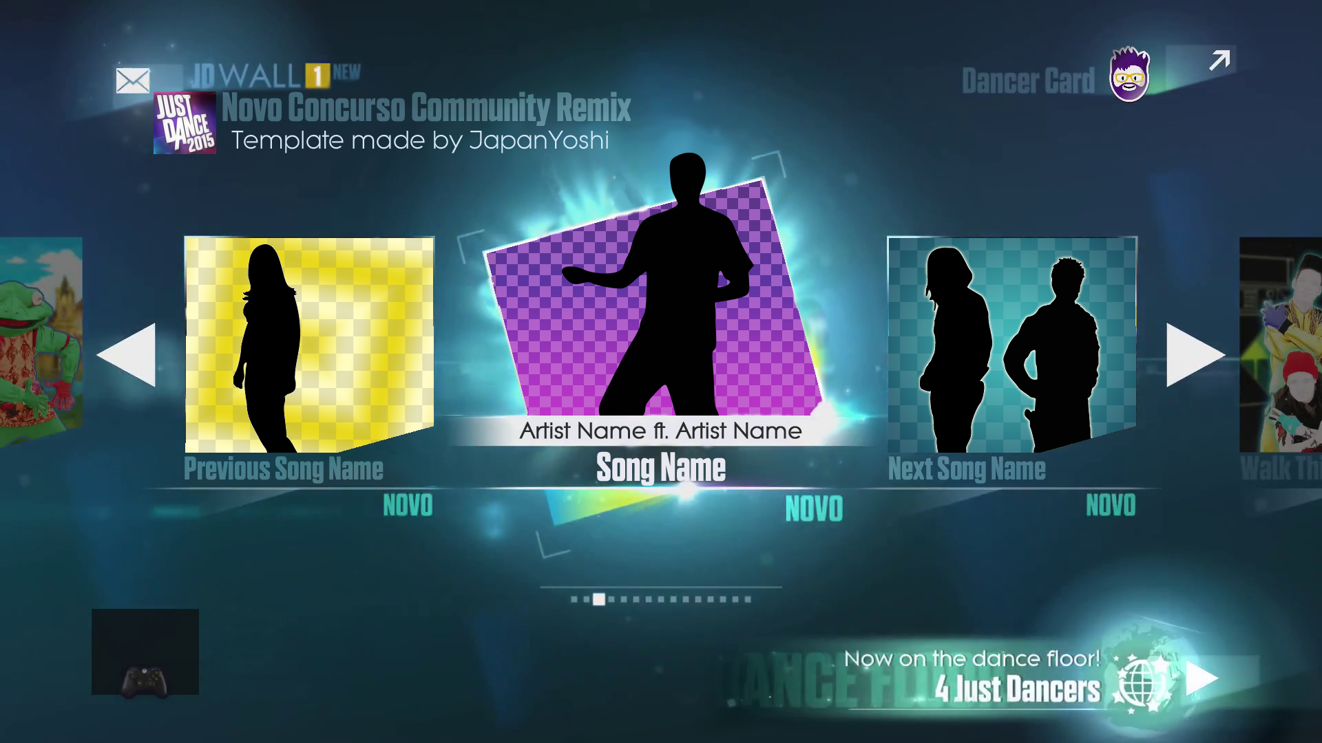 Just Dance 2015 Menu Template