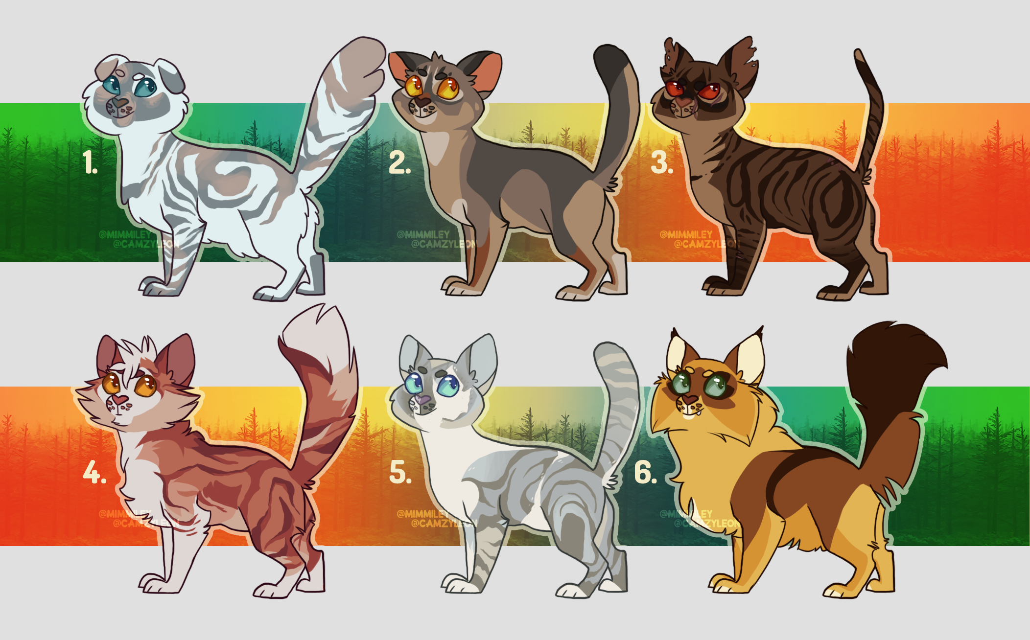 Warrior adopts price lowered - OPEN (1/6) by Camzyleon on DeviantArt