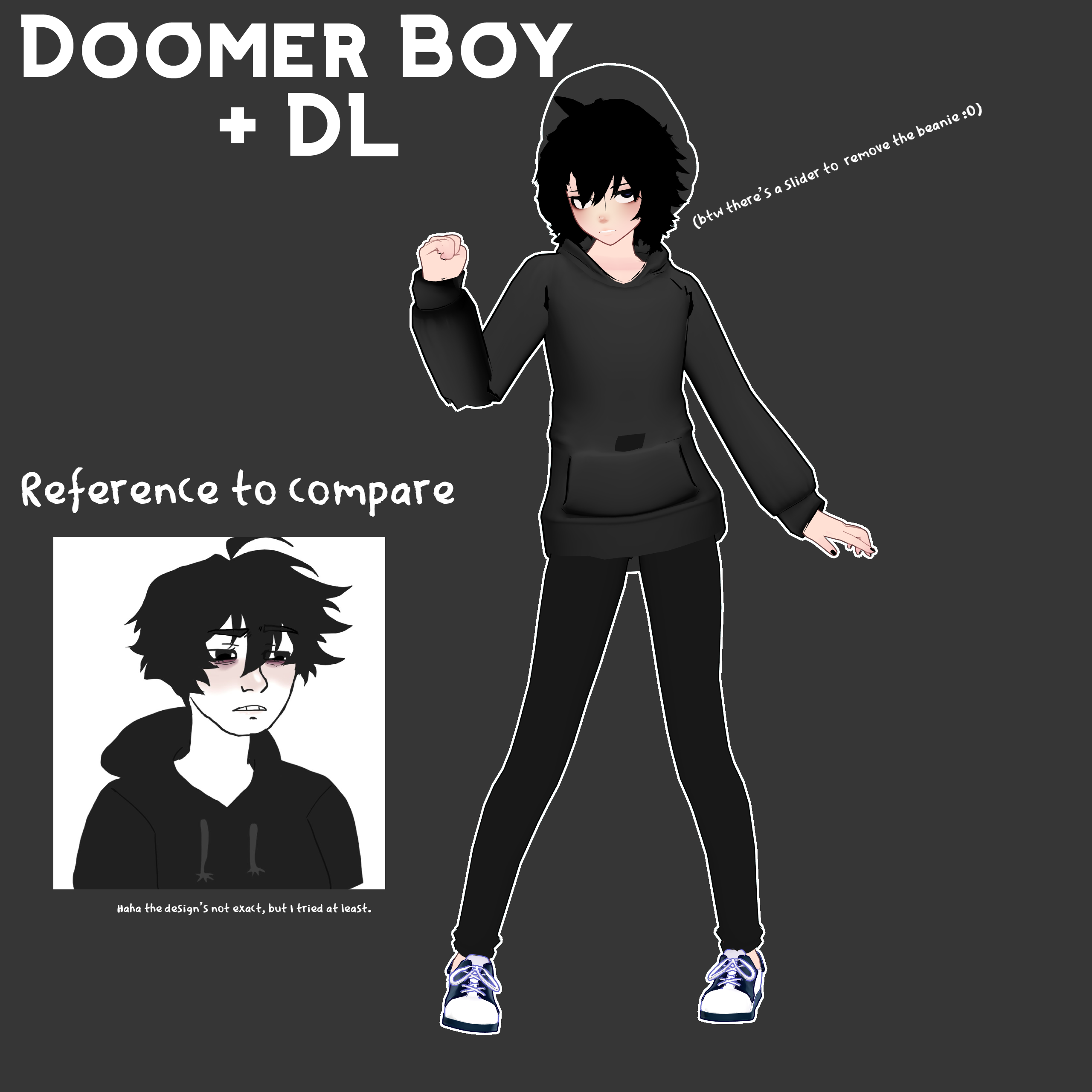 MMD x Wojak(?) :. Doomer Boy + DL by BowlOfSpicyramen on DeviantArt