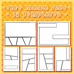 Template Page Layouts On Manga Apps Deviantart