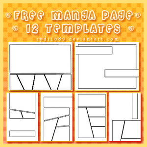 Free Manga Page Templates