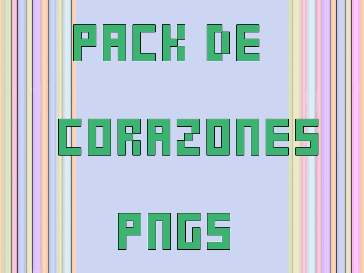 Pack de corazones png