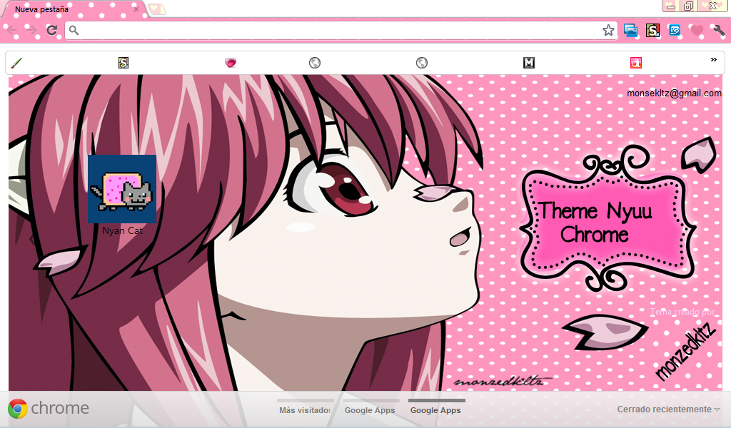 Nyuu Theme Chrome