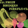 Lo-Fi Fruit Brushes