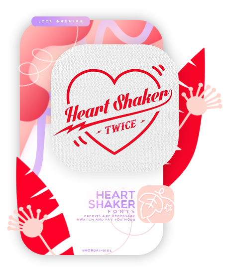Heart Shaker Fonts 10 By Mondai Girl On Deviantart