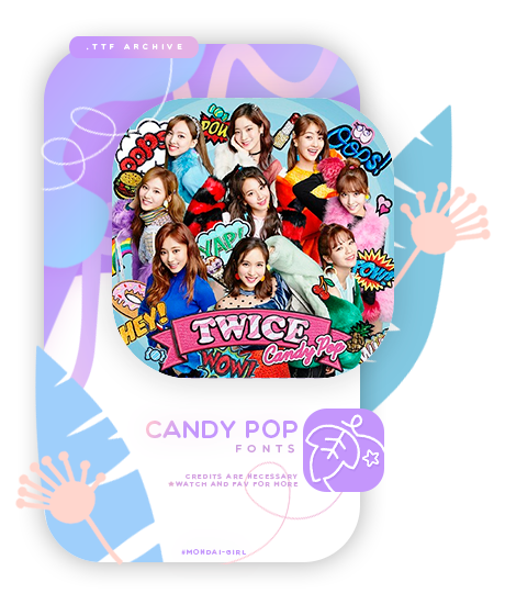 Candy Pop Fonts 11 By Mondai Girl On Deviantart