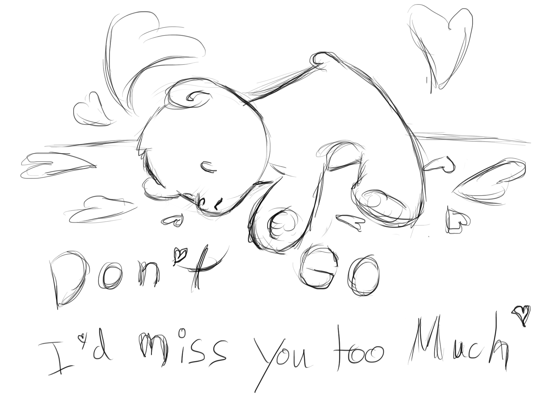 Don't Go I'd Miss You Too Much by MissyMeghan3 on DeviantArt