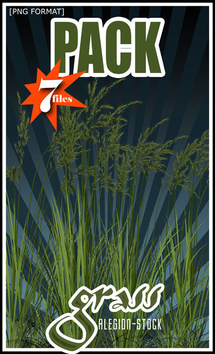 Grass PNG Stock Pack by Alegion-stock