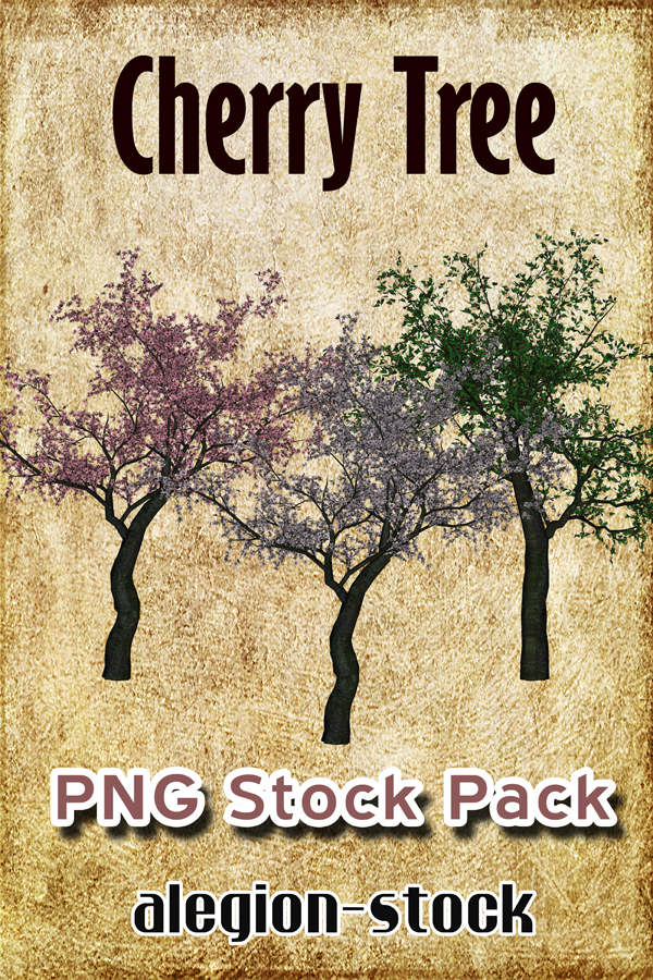 Cherry Tree PNG Stock Pack