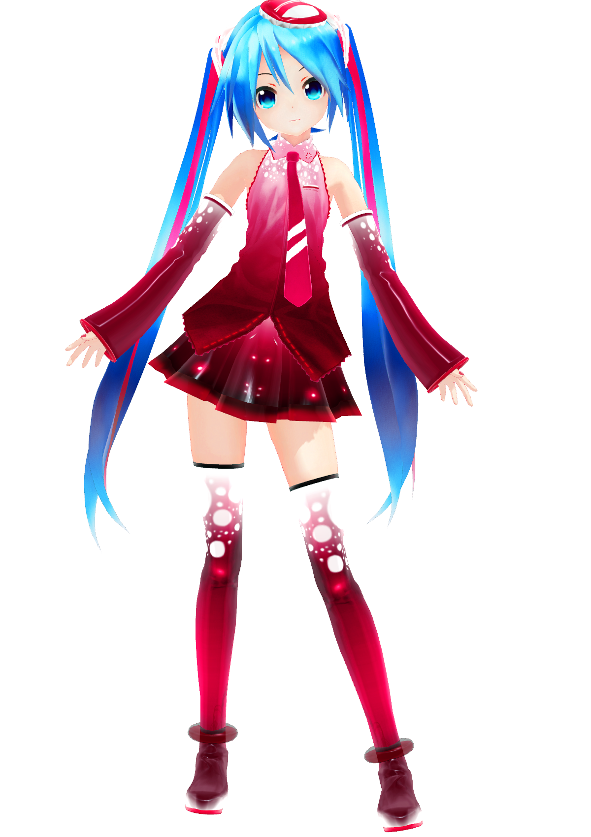 Coca Cola Appearance Miku (Final) by AceYoen