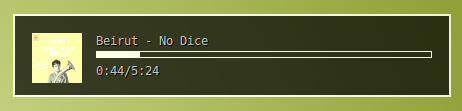 Conky MPD with album cover