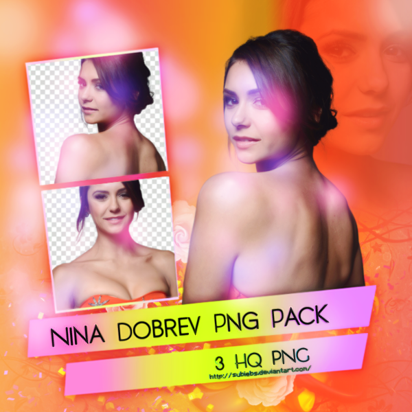 Nina Dobrev Png Pack
