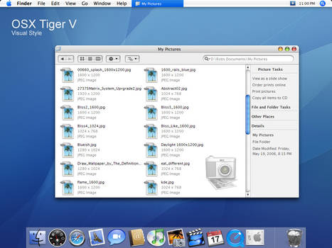 OSX Tiger V visual style