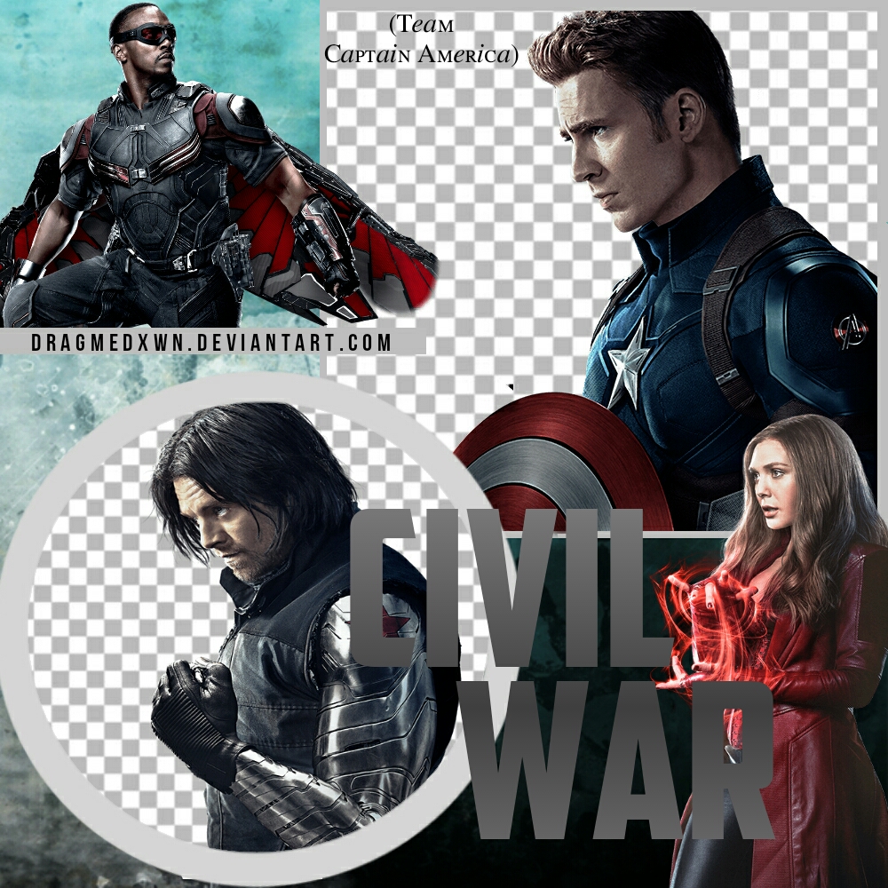 CIVIL WAR: TEAM CAPTAIN AMERICA PNG PACK