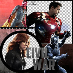 CIVIL WAR: TEAM IRON MAN PNG PACK by DragMeDxwn