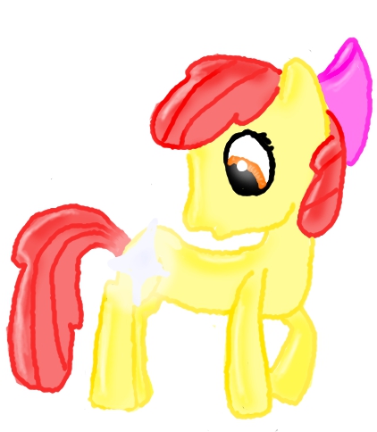 Apple Bloom gets her Cutie Mark by Bewolkt on DeviantArt