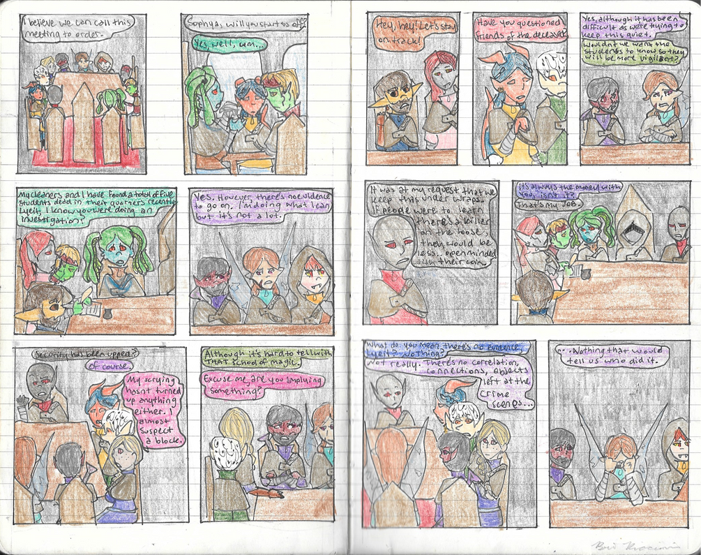 Academy of Arcane Arts Pages 1-2 by Bri-ABoredPerson on DeviantArt