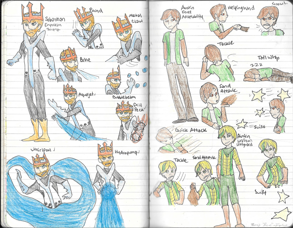 Pokemon Gijinkas 6 by Bri-ABoredPerson on DeviantArt