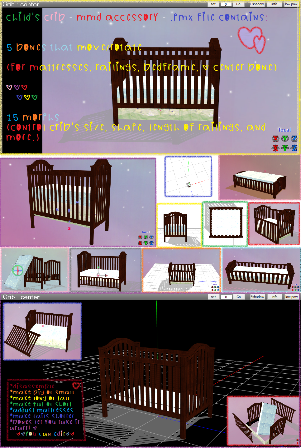 Crib By Otis Edit (MMD accessory dl) by SteelDollS on DeviantArt