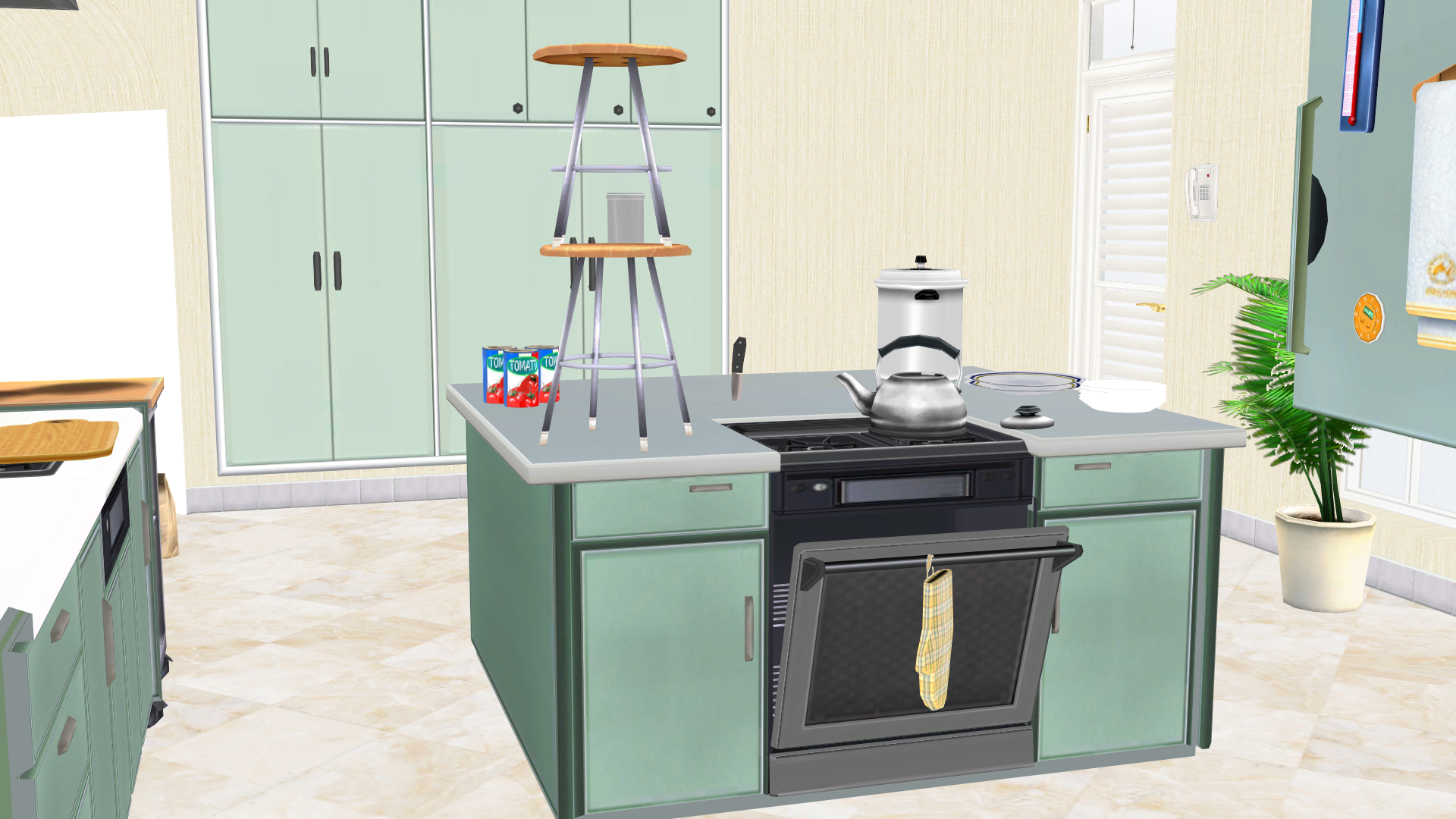 3D Japanese Kitchen 2 by Telutamakaria on DeviantArt