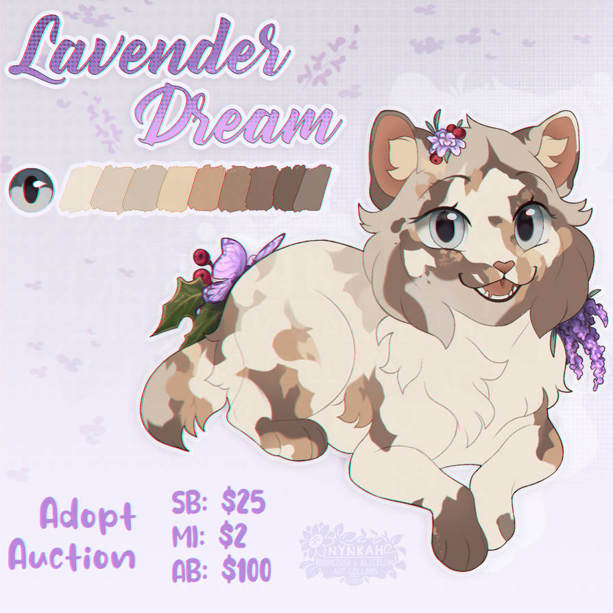 AUCTION | Lavender Dream - Closed (thank you!) by Nynkah on DeviantArt
