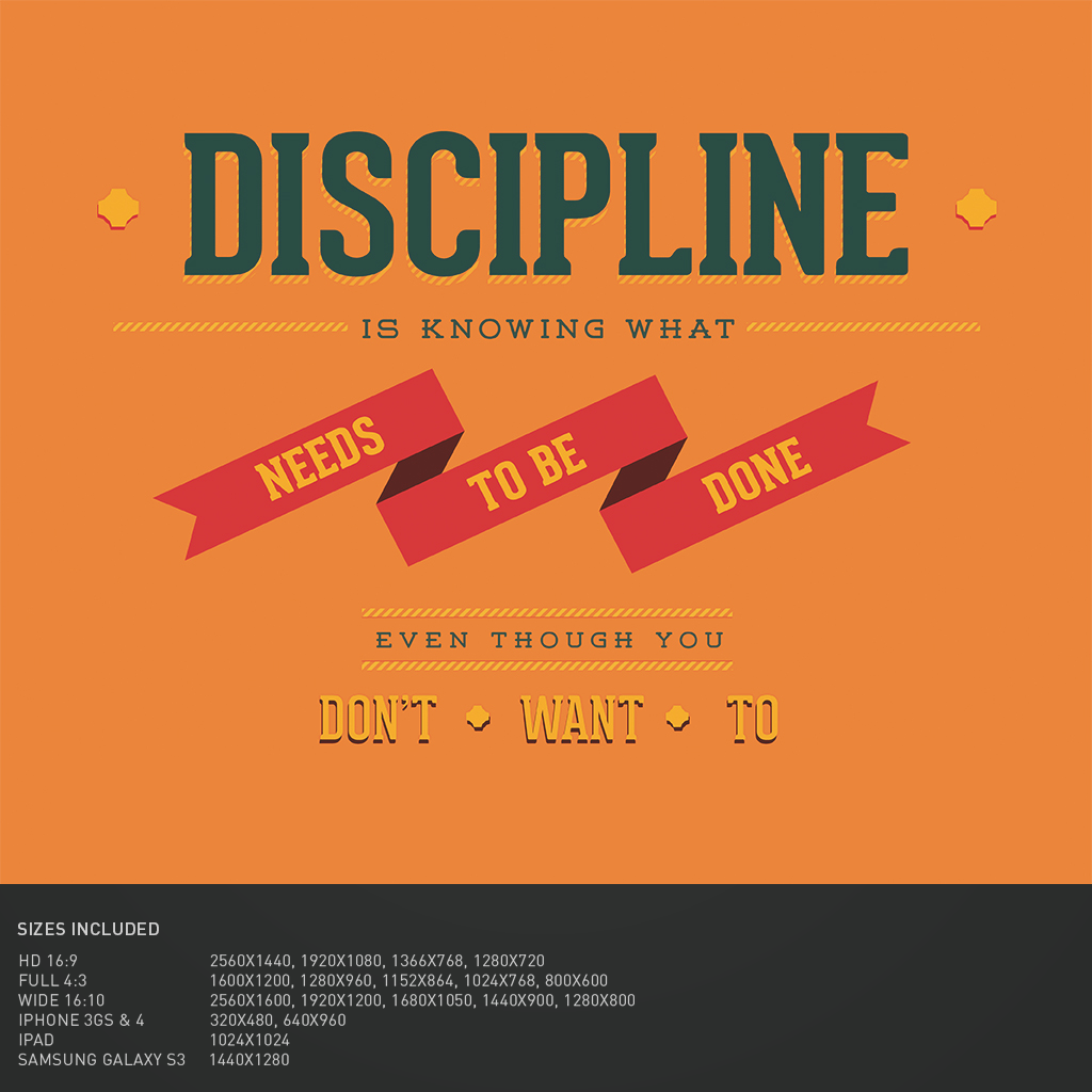 4K Wallpaper With selfdiscipline most anything is possible plingcom