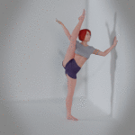 Nadja's leg stretching by and3dev on DeviantArt